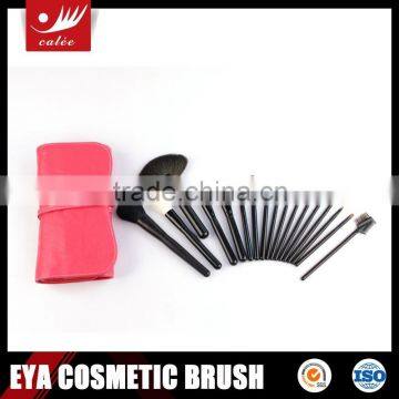 18pcs Artist designer cosmetic brush set in red pouch