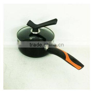 6 Pcs Black Die Cast Aluminum Cookware and Non Stick Cookware Set