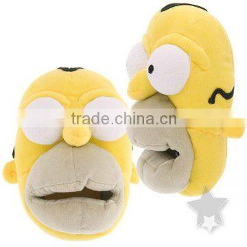 Custom 2015 plush funny new soft bedroom slippers