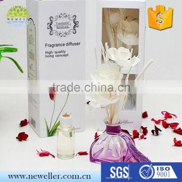 Amazon transparent bottle ceramic reed diffuser sets wholesale