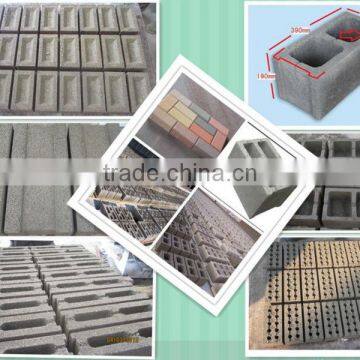 Small Investment Big Profit! QTJ4-40 Hollow Block And Pavers Brick Making Machine for Small Factory With Vedio