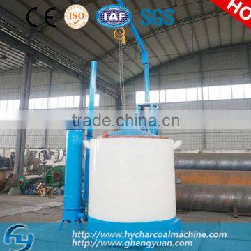 Gas-flow carbonization stove charcoal for active carbon