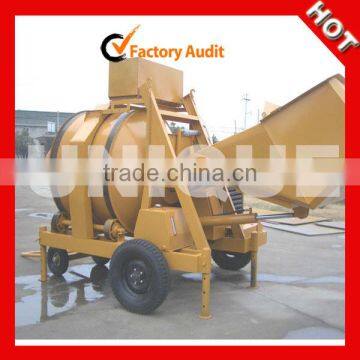 Drum mixer with Diesel engine for sale for concrete mixing