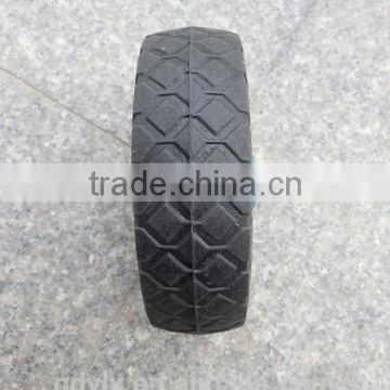 Roller Bearing Heavy duty wheels and casters with super-elastic solid rubber tires