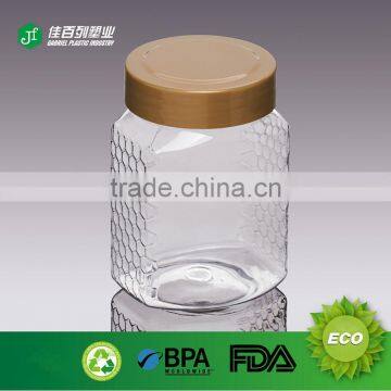 China supplier Ningbo new design 8oz clear empty jars plastic