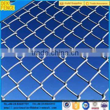 China Galvanized Screen Chain Link Mesh Fence Used For Sale