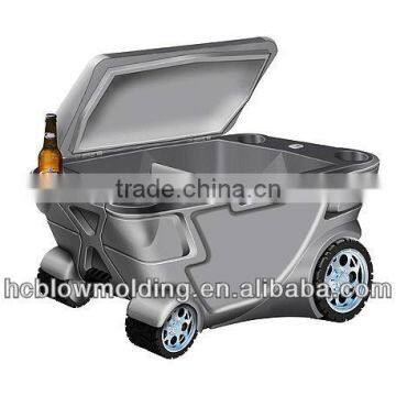 OEM Blow Molding Plastic Moving Carts With Four Wheel Pull-up Tool Cart for Farm photo-6