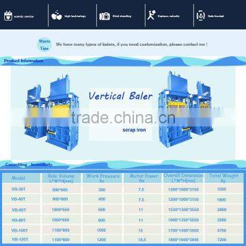 China Supplier VB-40T Paper Machine for Bale Waste Paper photo-2