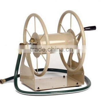 3-in-1 Garden Hose Reel With 200-Foot Hose Capacity, Wall Mount Hose Reel