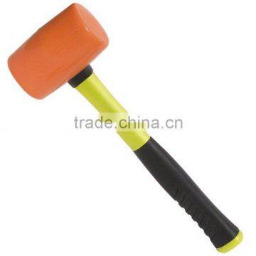 Rubber Hammer with Fiberglass Handle