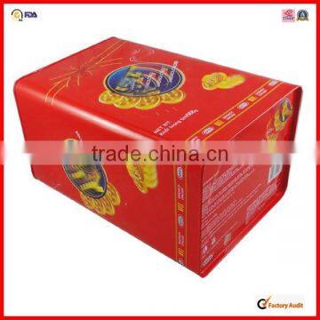 Bule Shoulder Lid Empty High Quality Custom Tin Box photo-6