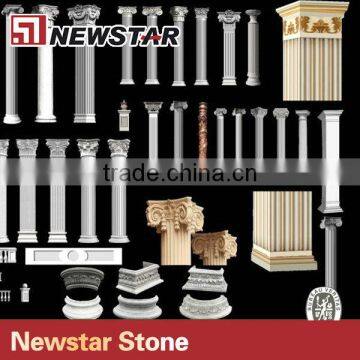 Newstar granite marble stone pillar design