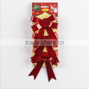 Christmas Decoration Bows Colorful Silver/Golden/ Red Bows Party Decorations