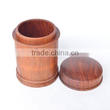 Custom Hand Carved Polished Rosewood Tea Cans,hand Operated Wood Cans photo-6