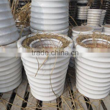 CHY050902 Gardendecorative Pot/ Large White Flower Planter,large Flower Vase photo-3