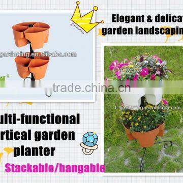 Vertical Garden Supplies, Stackable/hangable Flower Pot for Vertical Garden photo-2