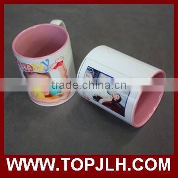 Inside Color Outside White Sublimation Ceramic Mug photo-2