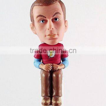 popular u.s. character pvc bobblehead,custom made bobblehead ,3d plastic bobblehead plastic figure