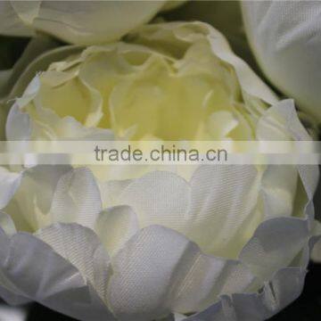 Fabric Flower Decorative Artificial Flowers Bundled Peony photo-2
