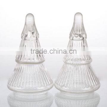 Colored Decorative Blwon Glass Christmas Tree photo-6