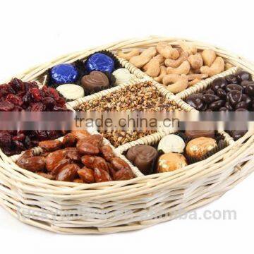 Eco-friendly all occasions wicker candy tray