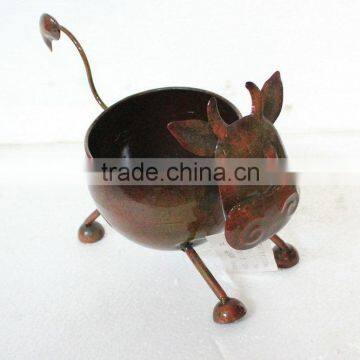 Flower Pot With Animal Decor photo-3