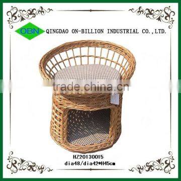 Cheap hand woven custom indoor wicker dog house