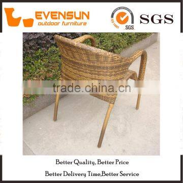 China Traditional 4 Rip Pe Rattan Dining Arm Chair photo-4