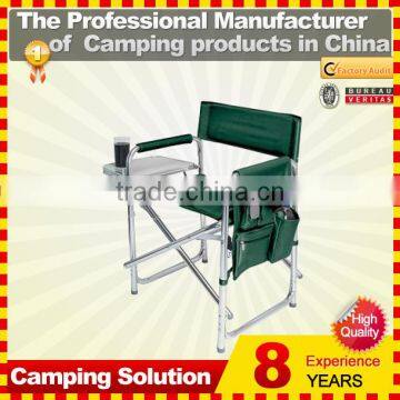 Lightweight Aluminum Folding Director Chair for Camping Fishing photo-3