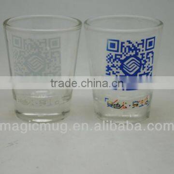 Customized Logo 3oz Color Changing Glass Shot Glass for Promot photo-2