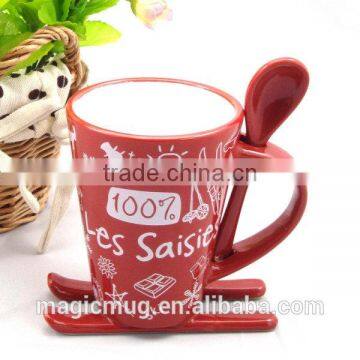 Wide varieties XMAS ceramic mugs with customized Christmas design ceramic coffee mugs beer mugs