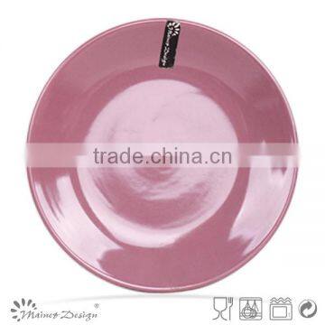 Round Ceramic Plate for Dinner Bulk Salad Plates photo-6