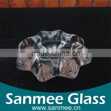 Multi-function Flower Pocket Portable Ashtray/Crystal Candleholder