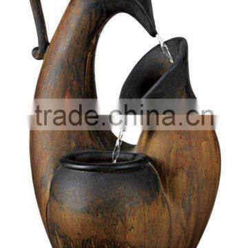 Weathered Jug Tabletop Water Fountain