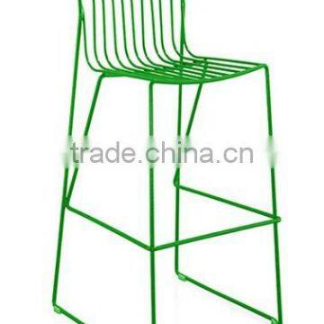 garden wire high chair, Linear Counter Chair, steel wire bar stool