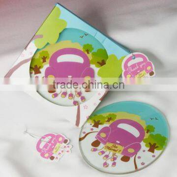 Wholesale glass table coaster