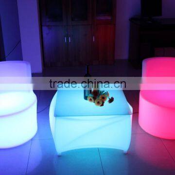 elegant modern led luminous tables with IR remote control