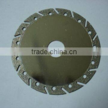 Special shape Electroplated Diamond saw blades for alabaster /Electroplated Diamond cutting disc