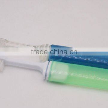 Transparent Own Design Foldable Toothbrush Becautiful Colours Tub photo-3