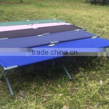 Army Folding Camping Cot Double Oxford Military Bed With Mosquito Net photo-3