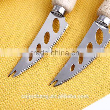 Personalized Logo Cheese Knife Set With Wood Handle photo-2