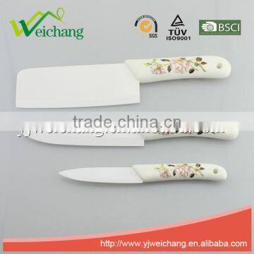 WCJ689 2016 Hot Sale Ceramic Knife Beautiful Ceramic Handle 4 Pcs Ceramic Kknife Set With Peeler photo-2