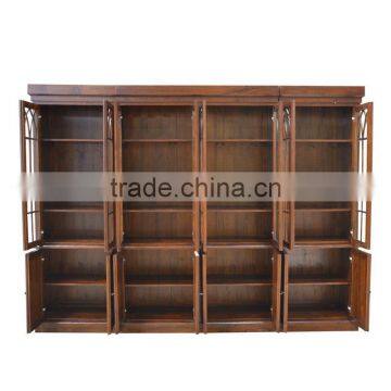Cabinet Book Shelves James Walnut Doff Mahogany Wood Furniture, Indoor Furniture Cabinet Solid Wood Handmade photo-3