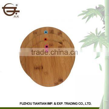 Personalized Design Kitchen Vegetable Round Bamboo 3-piece Cutting Board
