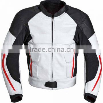 Men's racing Motorbike Leather Jacket