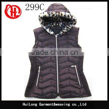 Women Padded Jacket Sleeveless Thick Vest photo-2