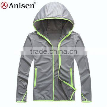 New Fashion Cheap Sports Breathable and Waterproof Green Men Hoodies Sweatshirts photo-2