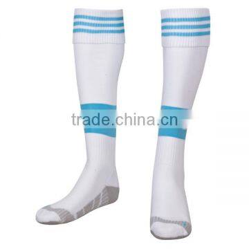 quality knee high custom soccer white football socks