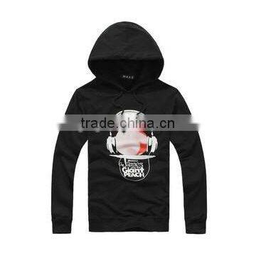 polyester/cotton pullover hoodies custom wholesale, high quality unisex sweatshirt wholesale