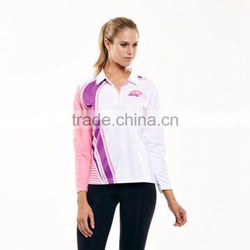 New Ladies Stylish Slim Fit Fashion T-shirts Women Polo Shirt Long Sleeve Top Tee photo-2